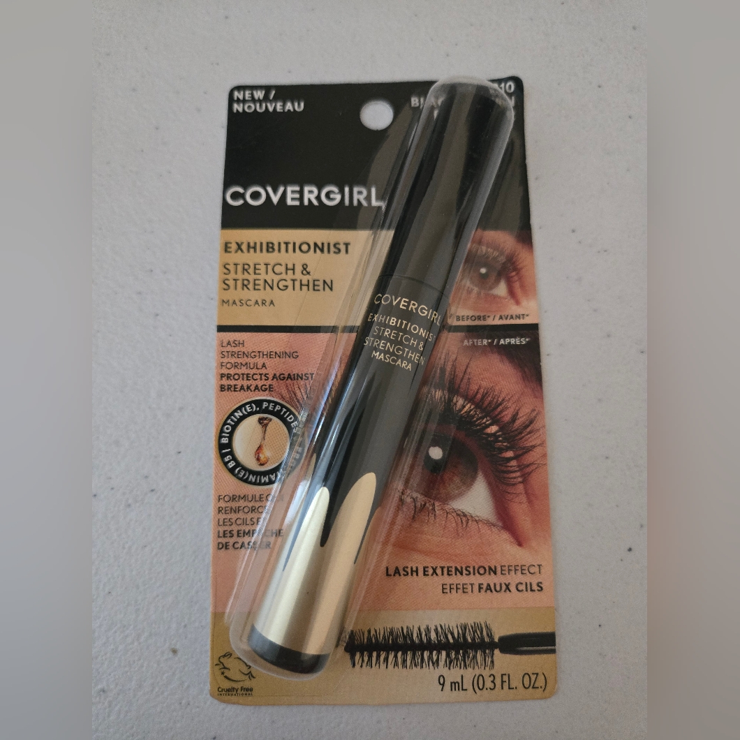 Covergirl Exhibitionist Stretch  Strengthen Mascara  810 Black Brown